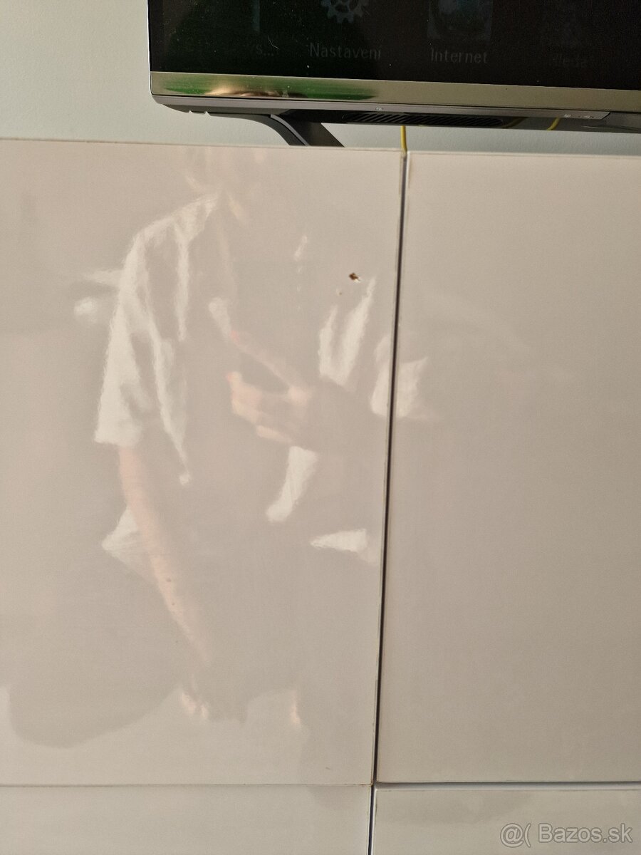 Komoda, biela, leskla - 7