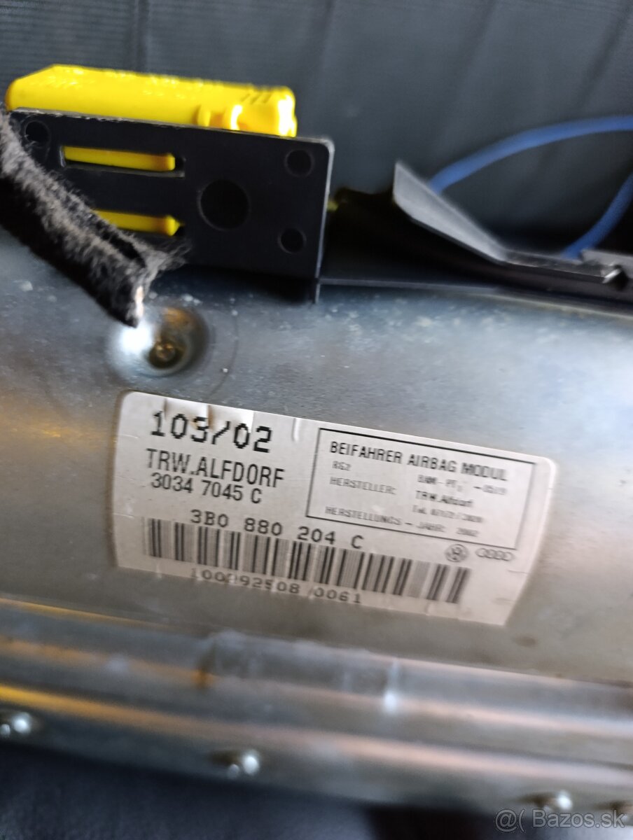 Airbag spolujazdca 3B0880204C - 7