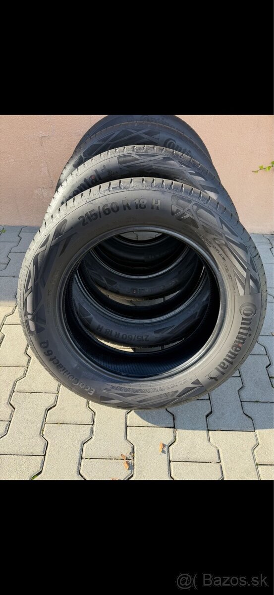 Nové letné Continental 215/60 R18 - 7