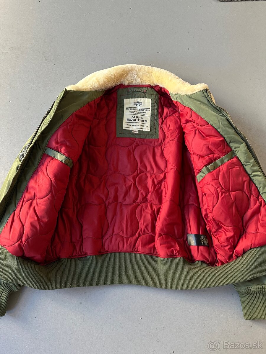 Alpha Industries Bomber Bunda Zelena - 7
