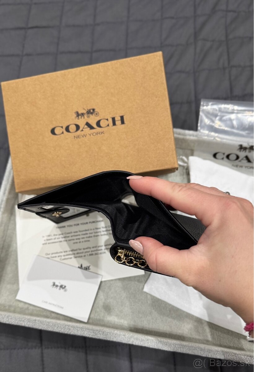Coach peňaženka - čierna - 7