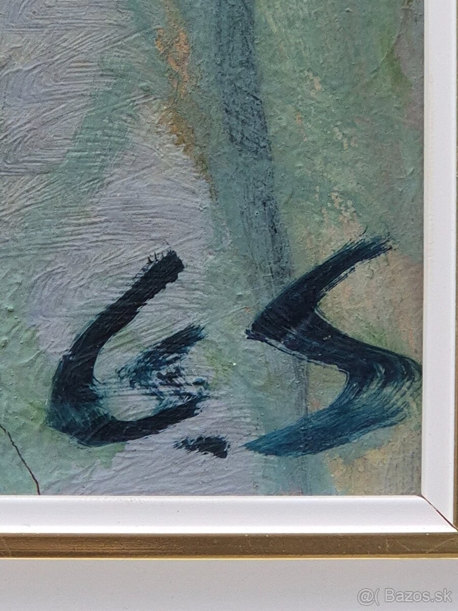 Originál Gabriela Schillerova kytica- akademicka maliarka - 7