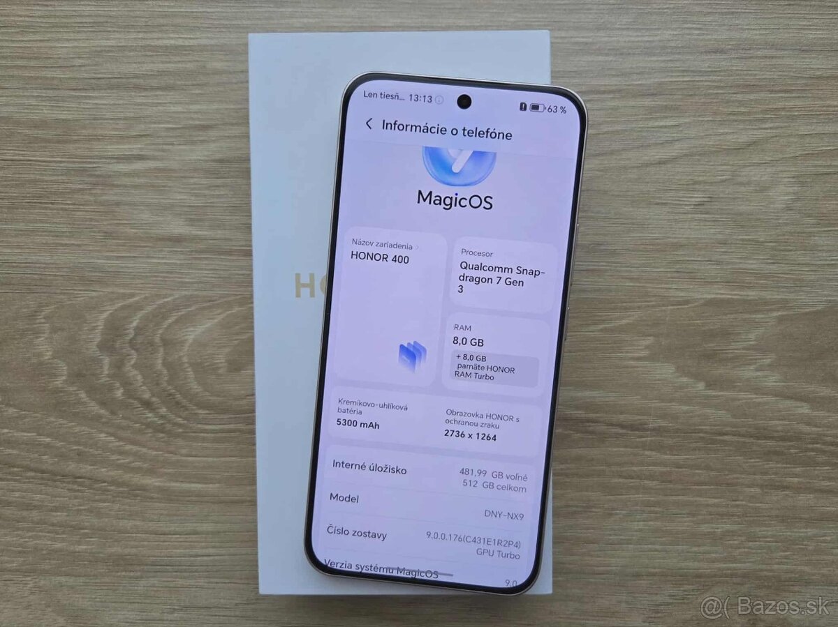 HONOR 400 5G 8GB/512GB,gold,top,zaruka - 7