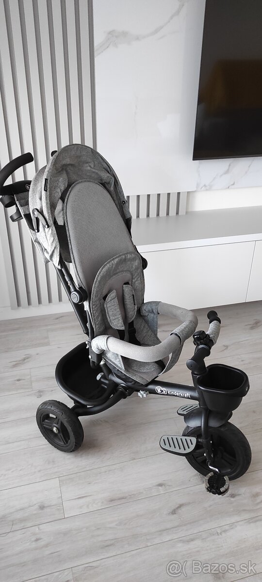 Detská trojkolka Kinderkraft Aveo grey - 7