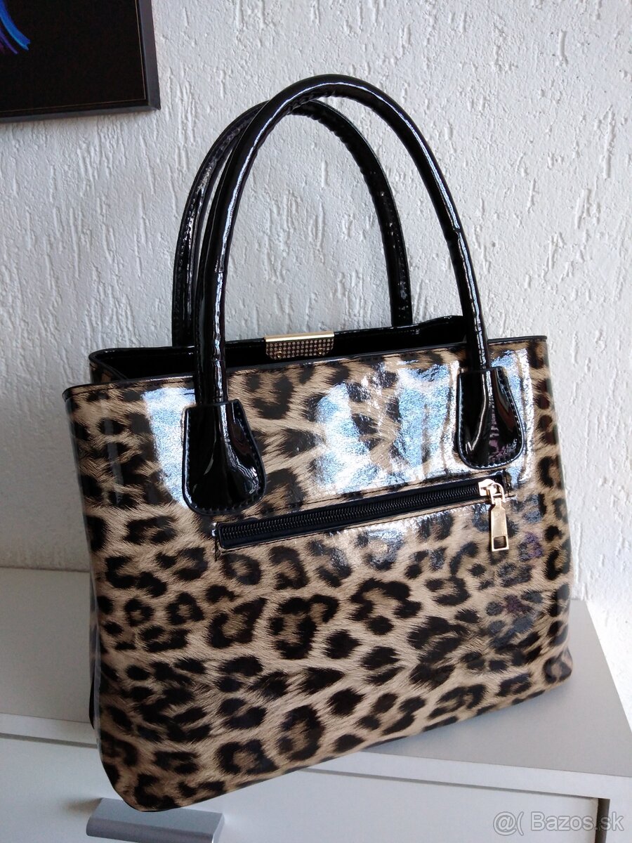 Leopardia kabelka lesklá - 7
