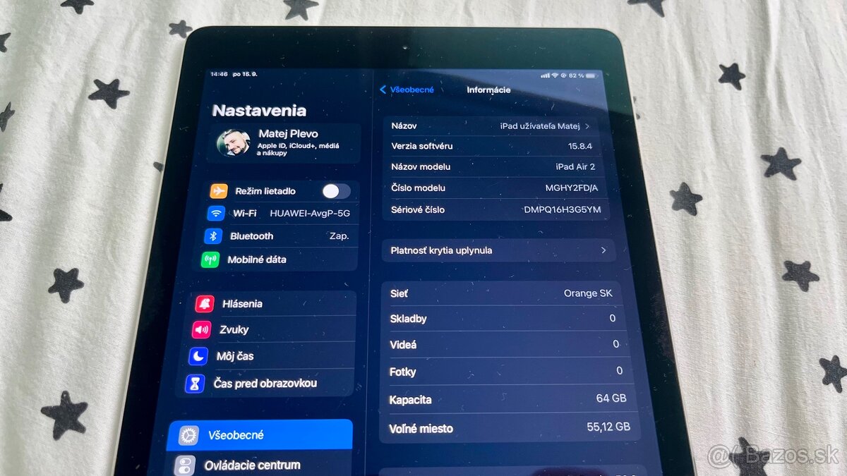 iPad Air 2 Wi‑Fi + Cellular 64GB - 7