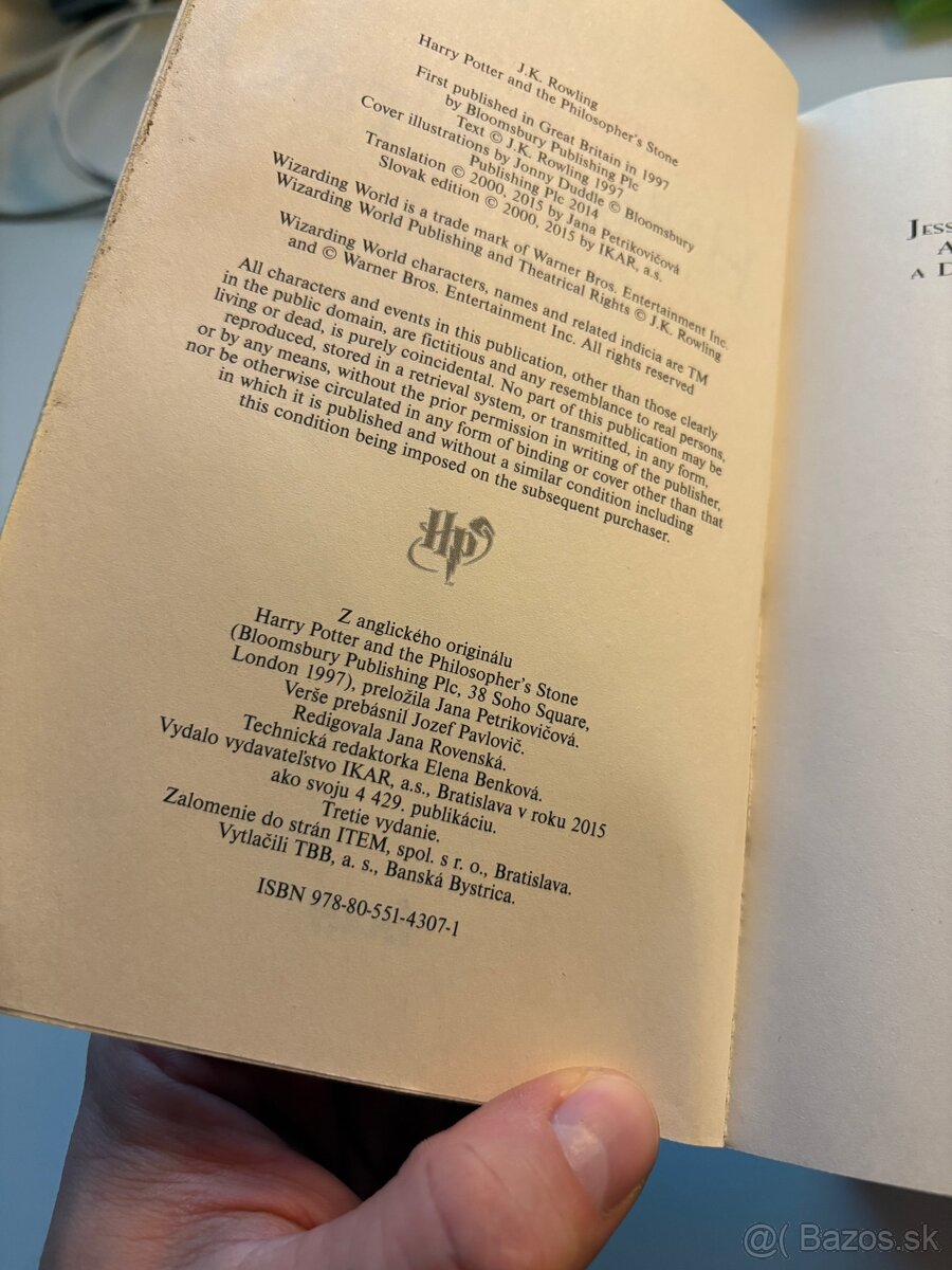 Knihy Harry Potter 1 a 5 - 7