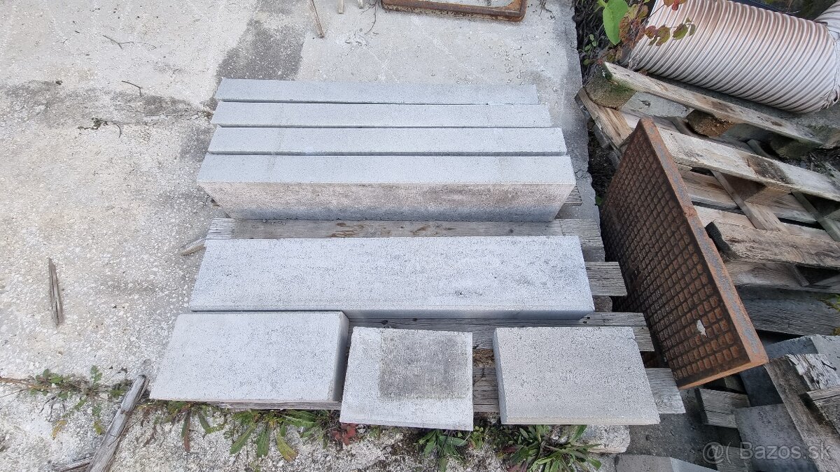 Zámková dlažba,obrubíky. - 7