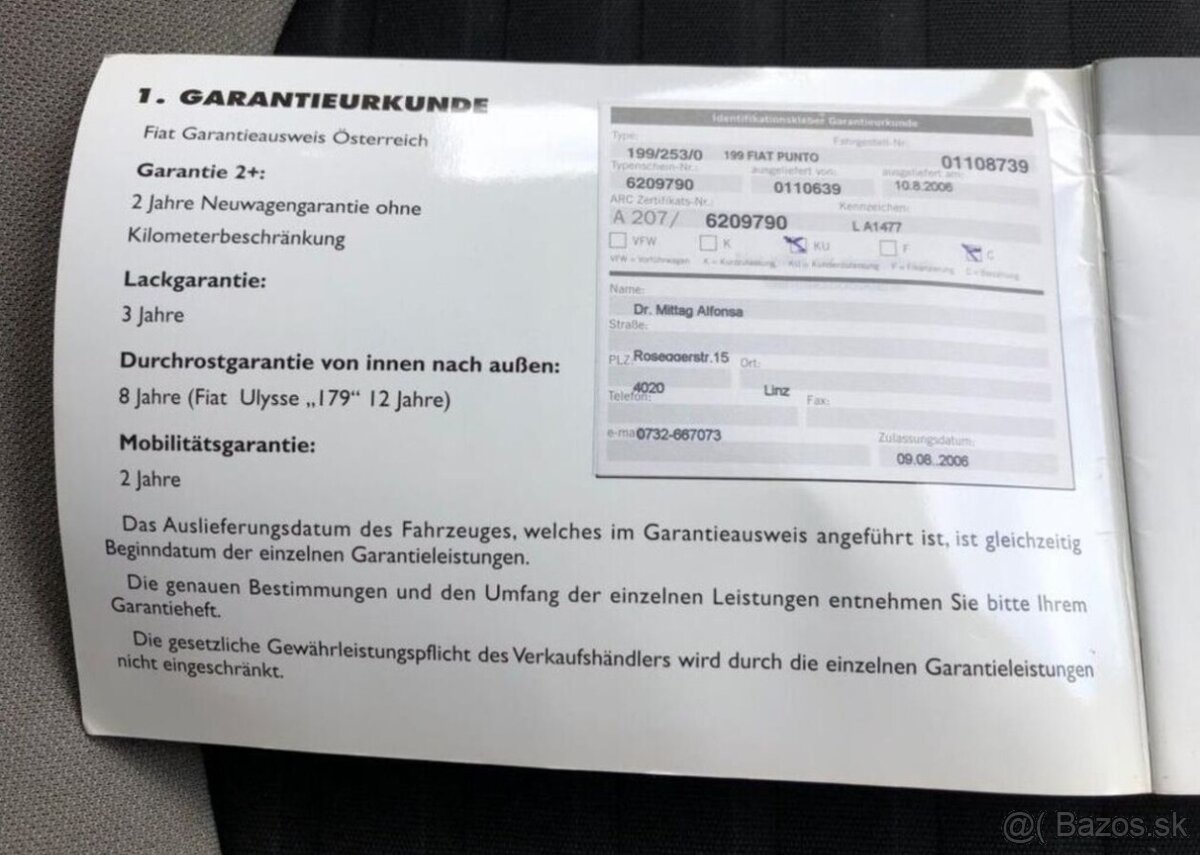 Fiat Punto 1.4 benzín manuál 57 kw - 7