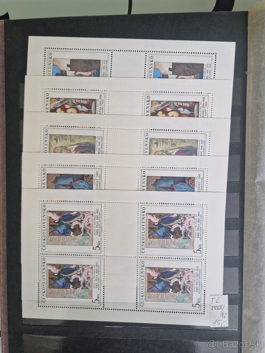 Čiste poštove znamky čssr - 7
