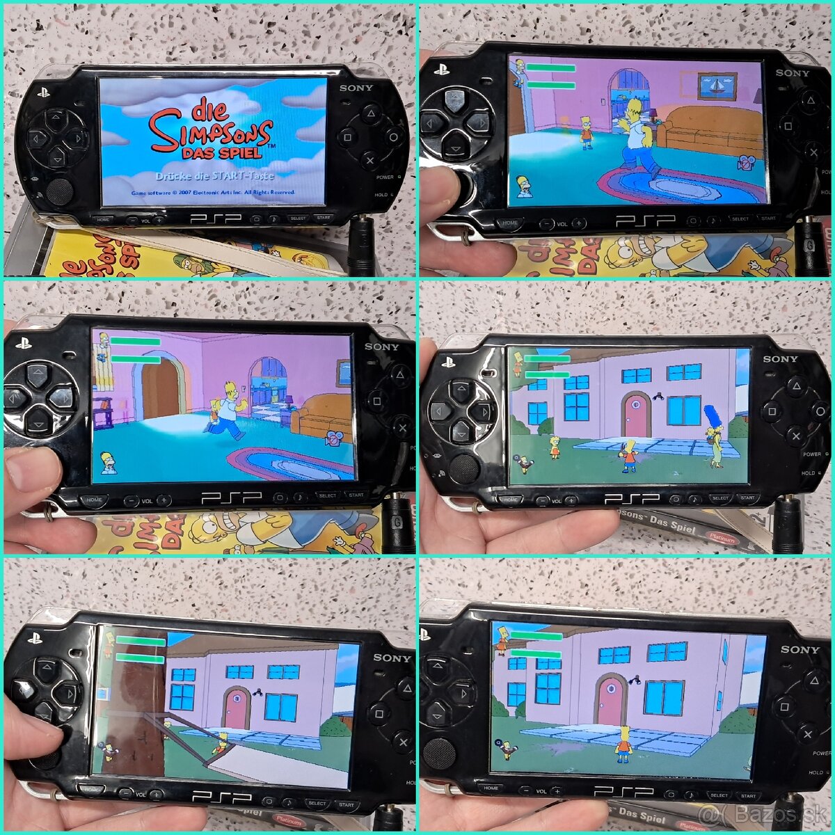 4x Hry na PSP Simpsons Toy Story 3 Megamind Phineas und Ferb - 7