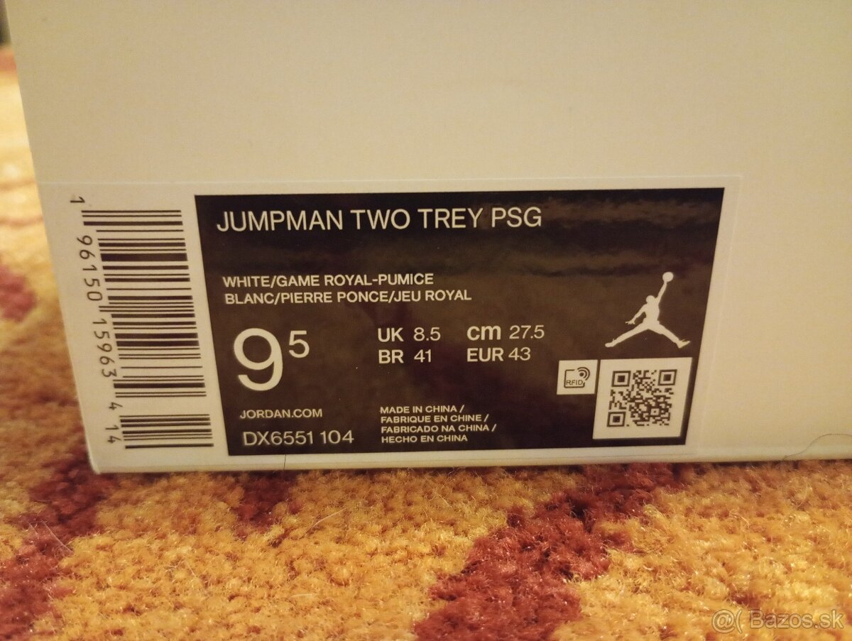 Jordan Two Trey PSG 43 - 7