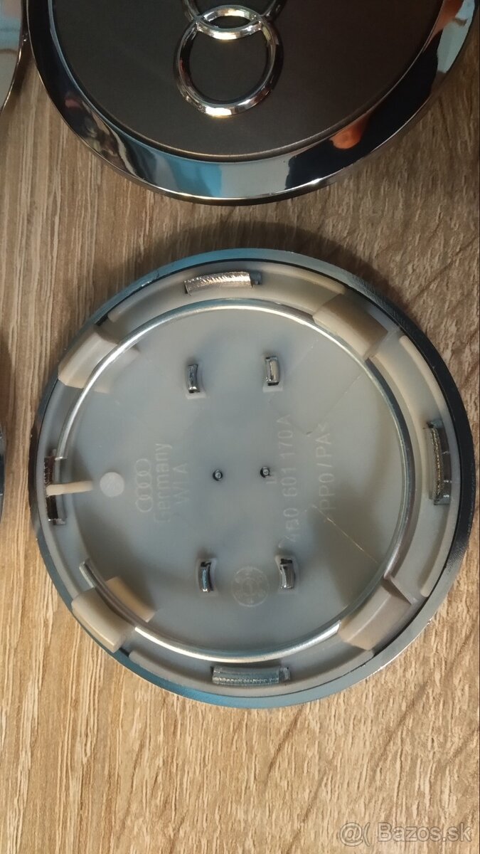 Stredové krytky/puklicky pre AUDI do Alu diskov 60,61, 69 mm - 7