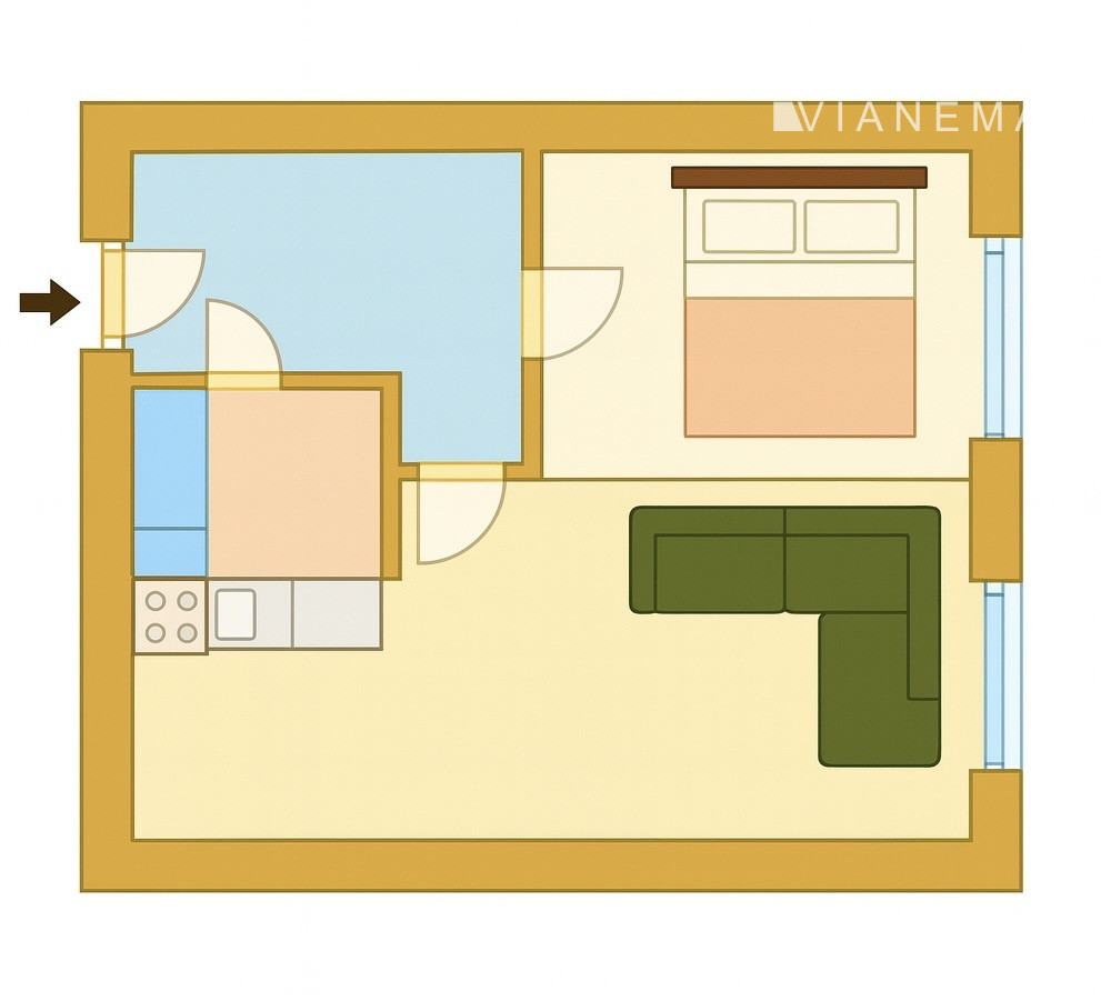 IBA U NÁS 1,5 izbový byt 40m2, Amurská, Košice nad Jazerom - 7