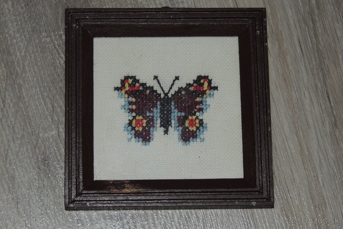 Vyšívané motýle - 7