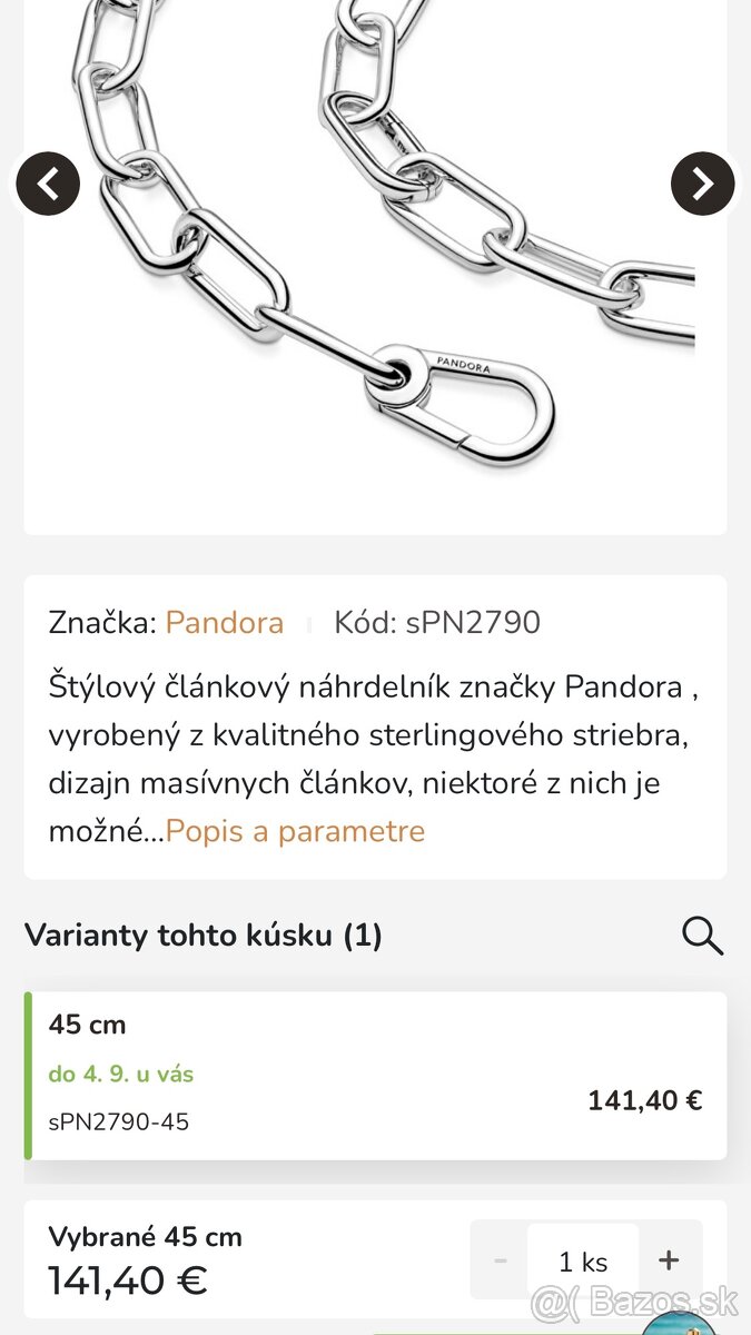 Set sperkov Pandora - 7