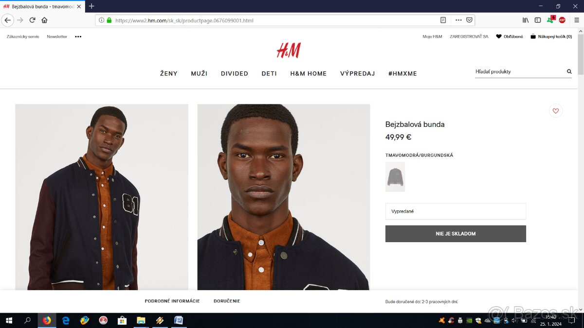 Bombéra, Bombérka, Letecká bunda, Nylonová bunda - 7