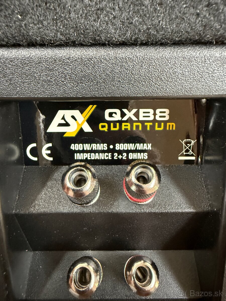 Subwoofer ESX QUANTUM QXB8 + Zosilovač - 7