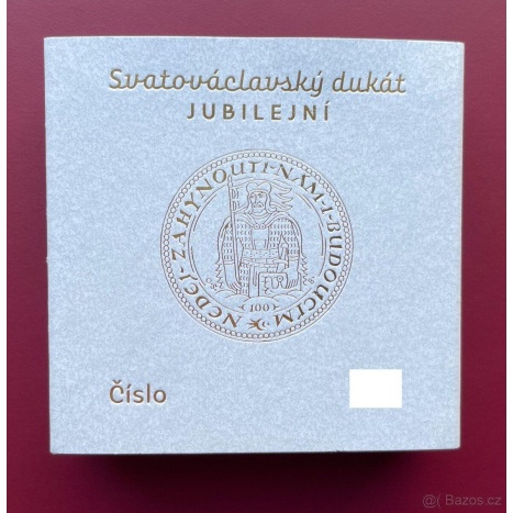 ZLATÝ ČÍSLOVANÝ JUBILEJNÍ SVATOVÁCLAVSKÝ DUKÁT 2018 - 500 ks - 7