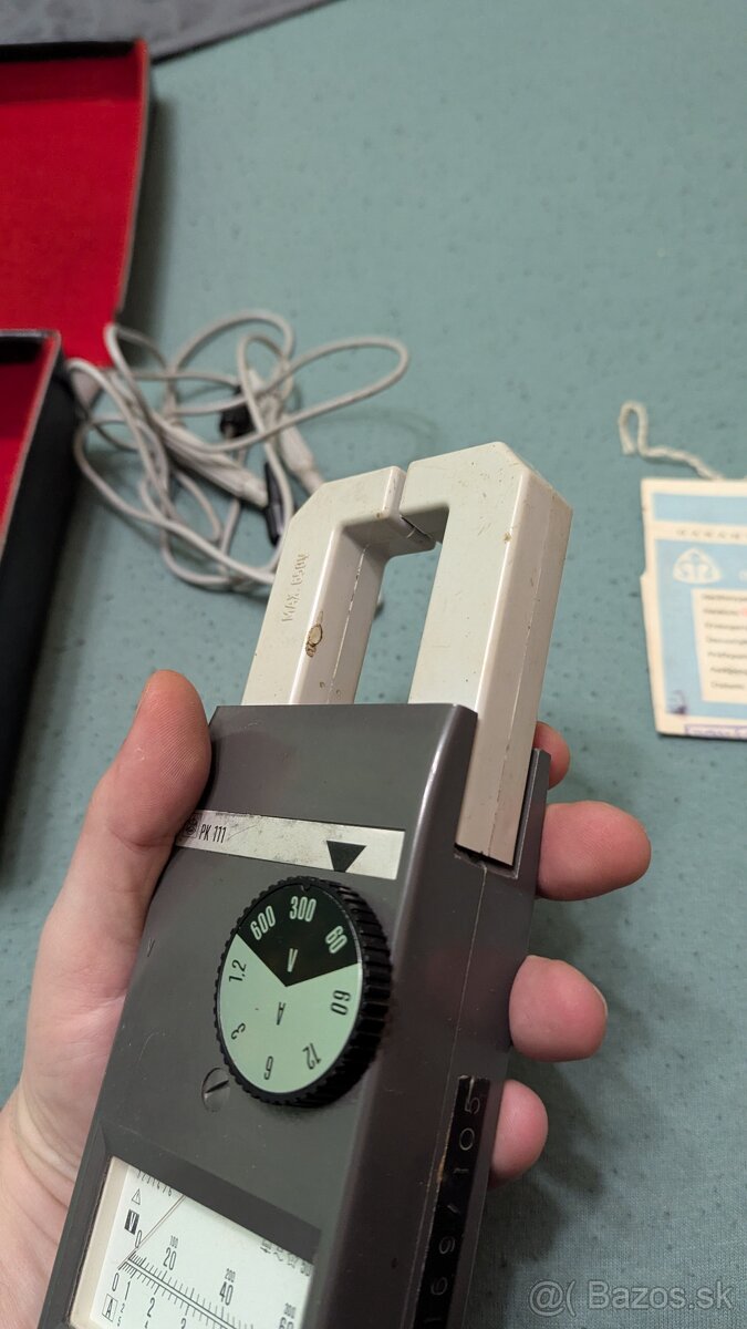 Kliešťový ampérmeter Metra Blansko PK 111 - 7