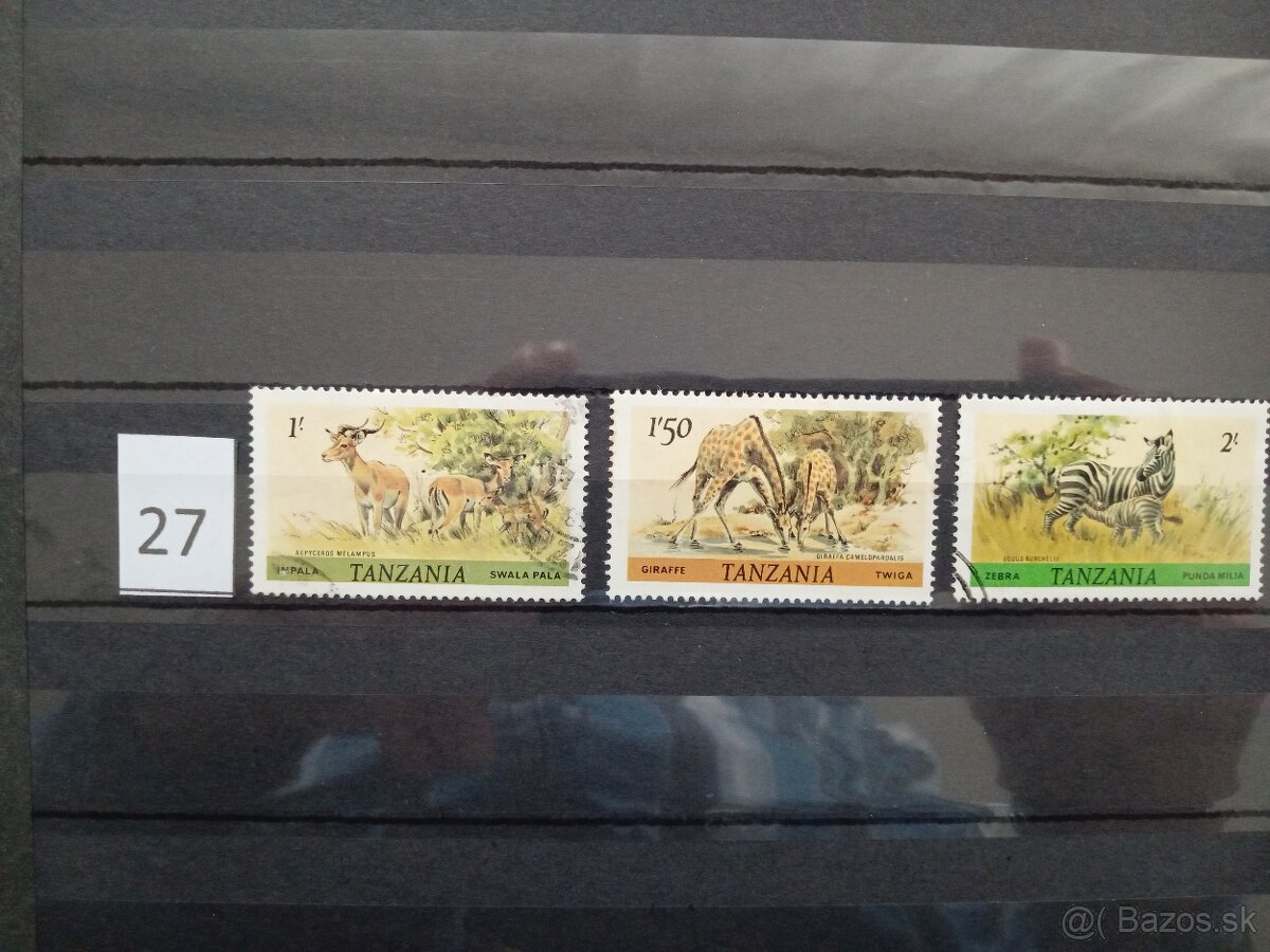 Poštové známky č.472 - AFRIKA II. - 20 sérií - 7