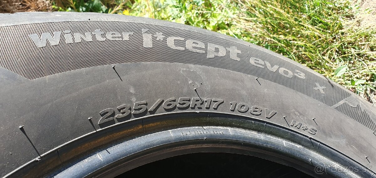 Hankook Winter icept evo 235/65 R17 celorocne - 7