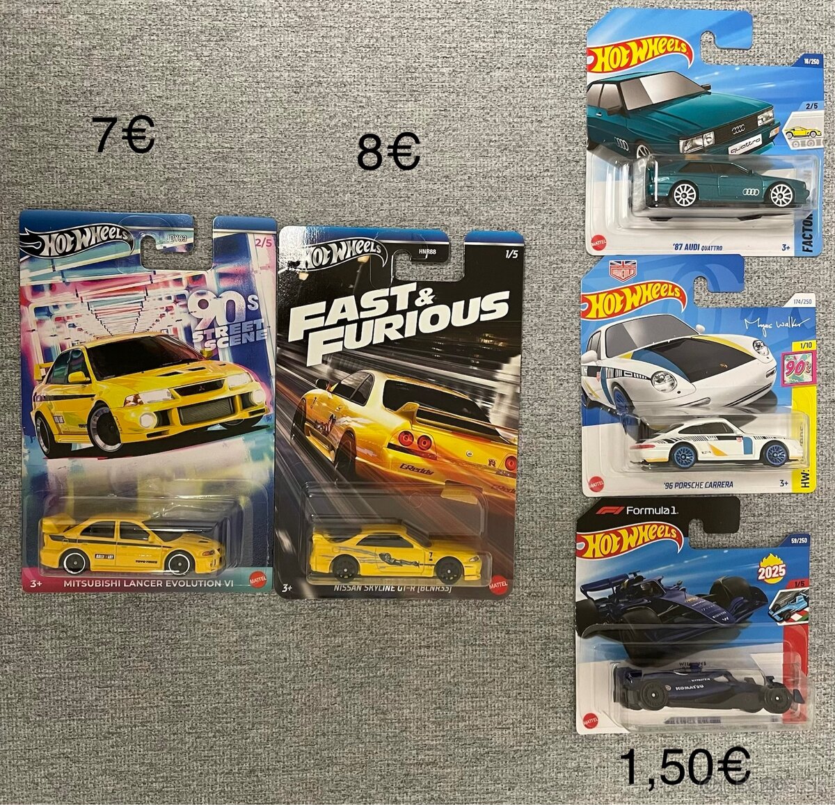 Hot Wheels / Matchbox mix - 7