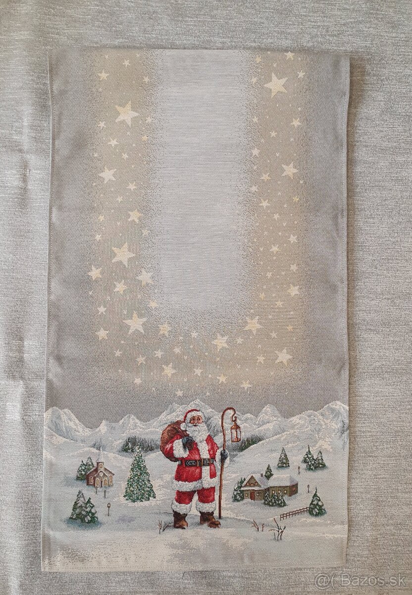 Vianocne gobelinove obrusy, štóly, vankúšiky - 7