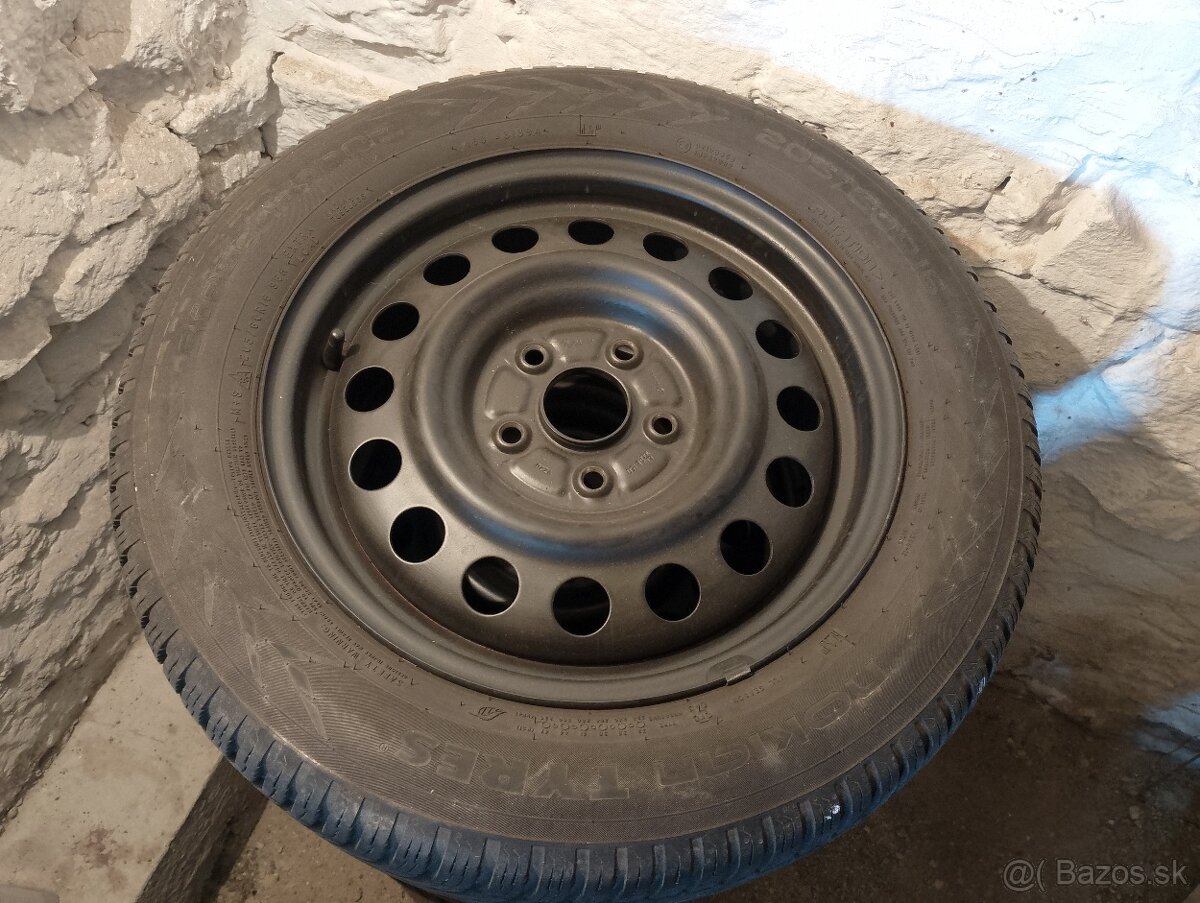 Celoročné pneu s plech.kolesami 205/60 R16 - 7