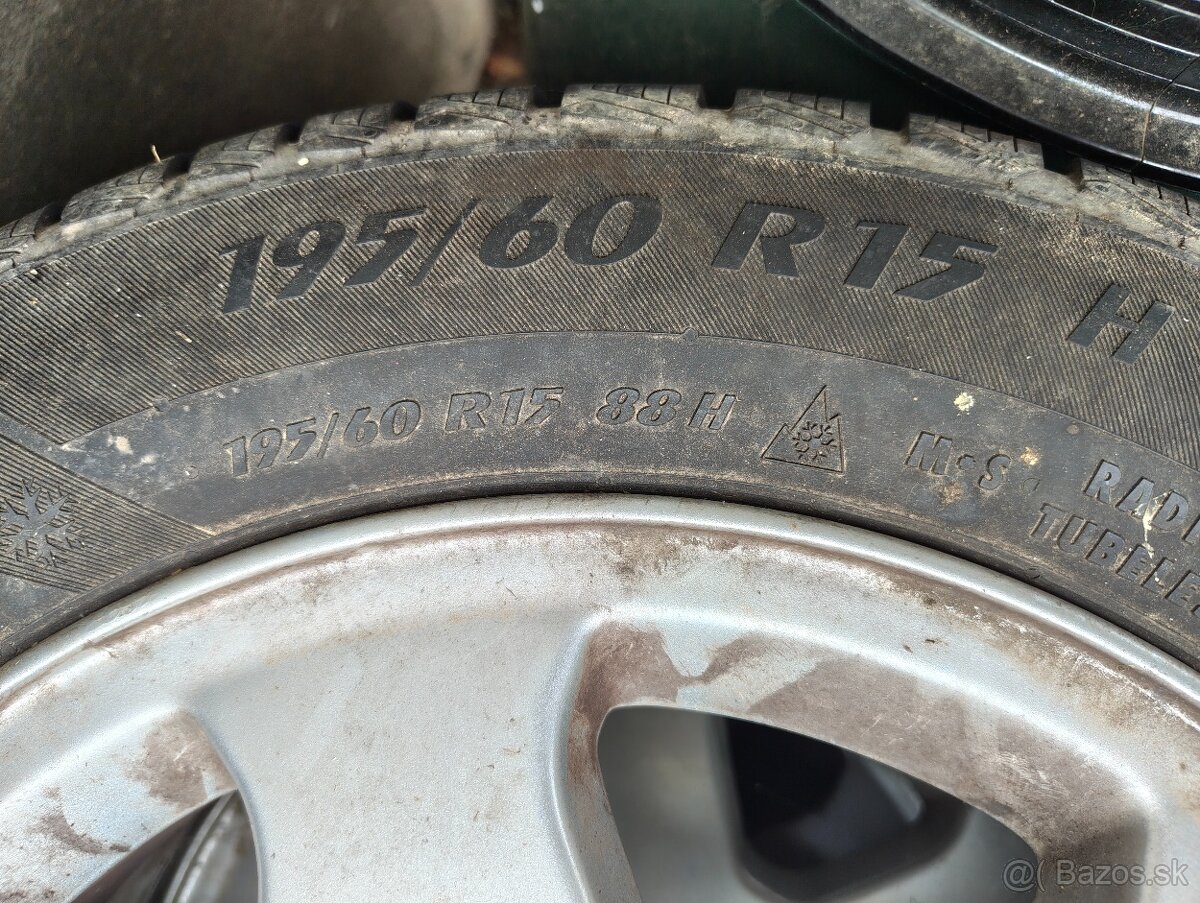 Predám 5x110 195/60 R15 - 7