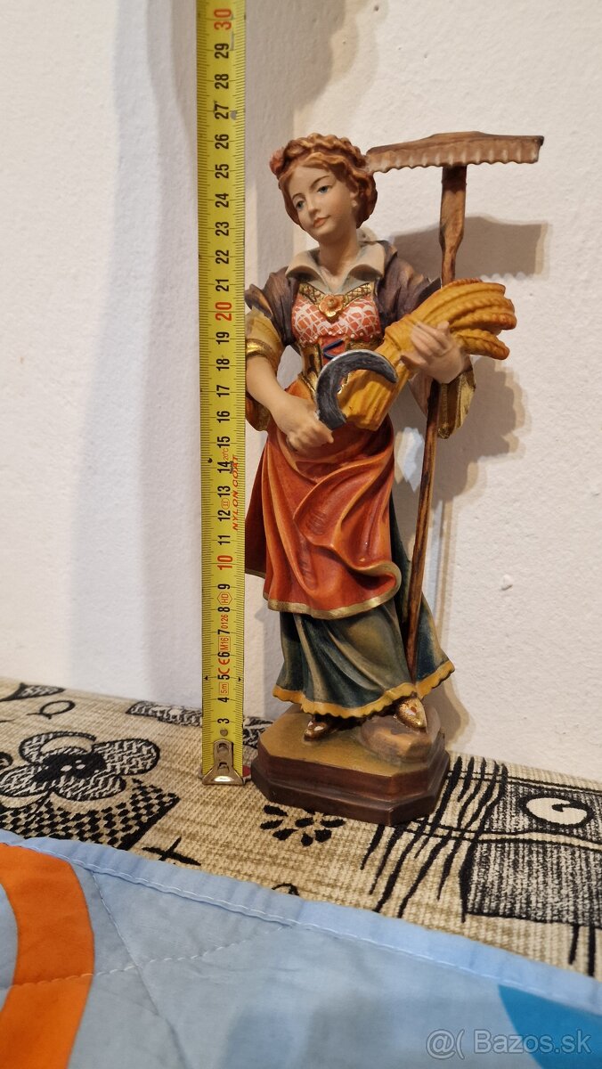 Socha, soška svätá Notburga, drevorezba - 7