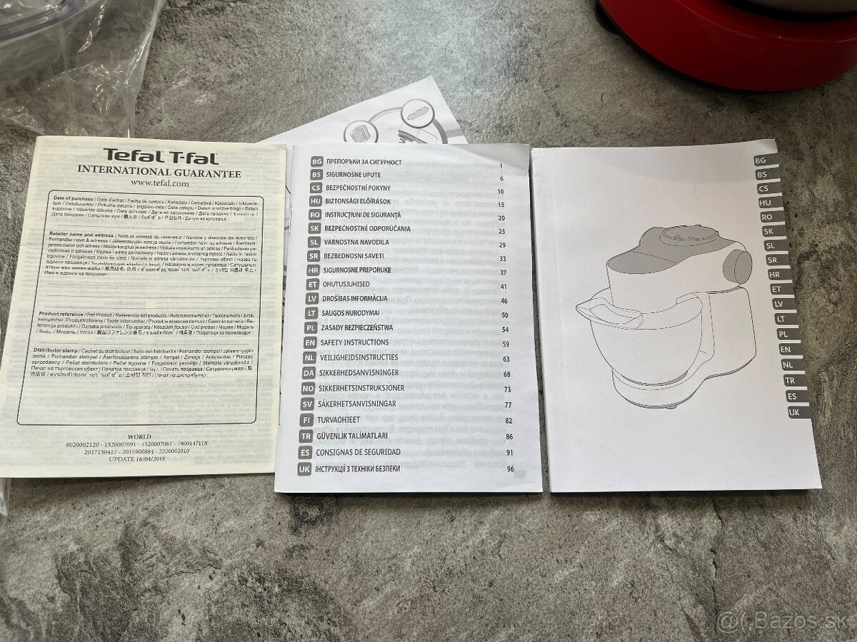 Nový Tefal WIZZO QB300538 700W kuchynský robot - 7