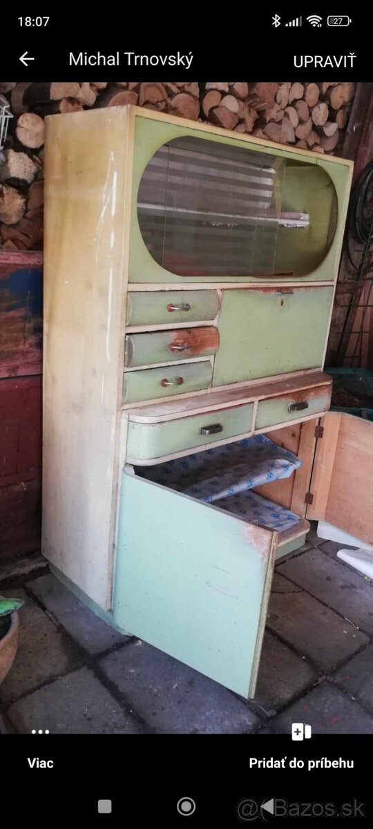 Predám starožitný kredenec - 7