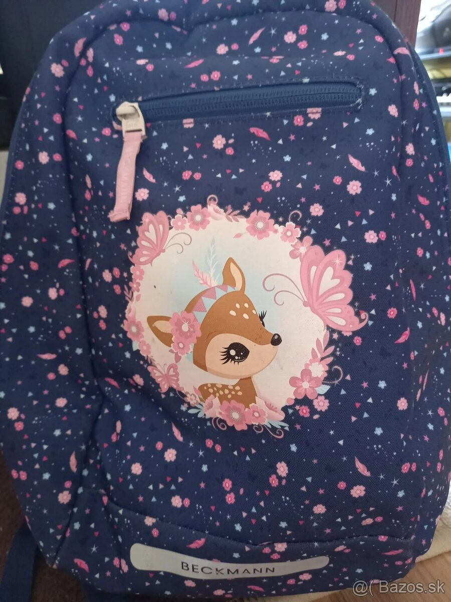 Skolska taska Beckmann Blue Forest Deer - 7