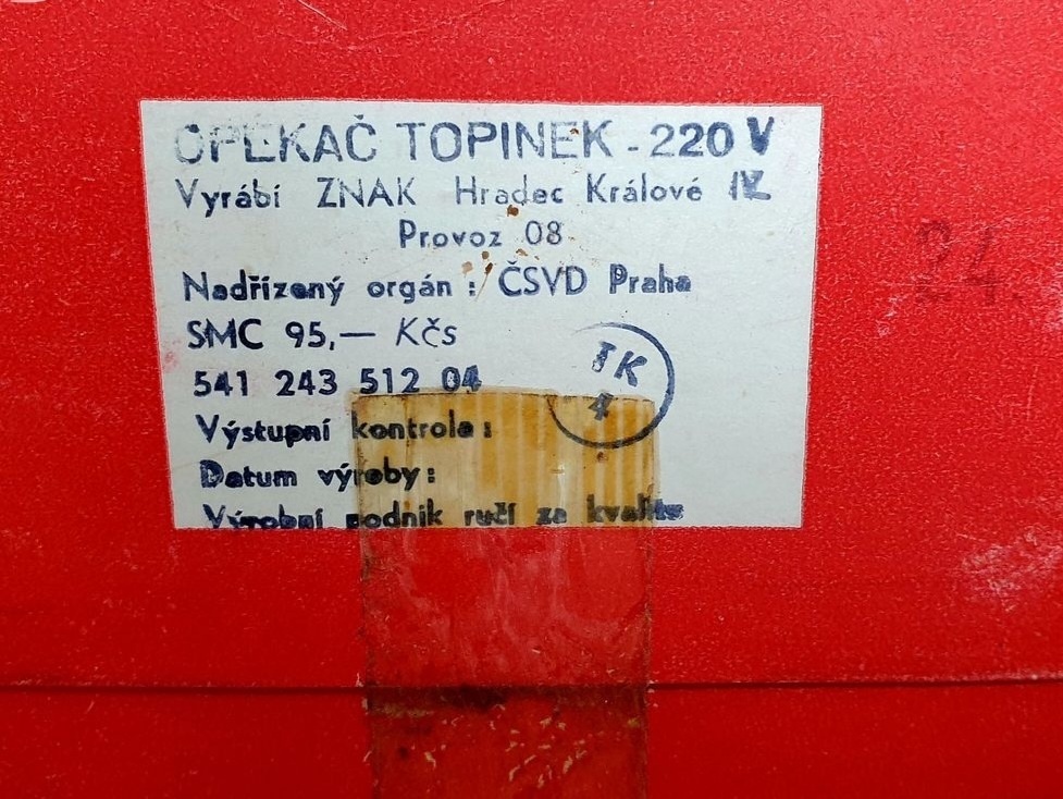 Elektricky retro topinkovac , opekac topinek - 7