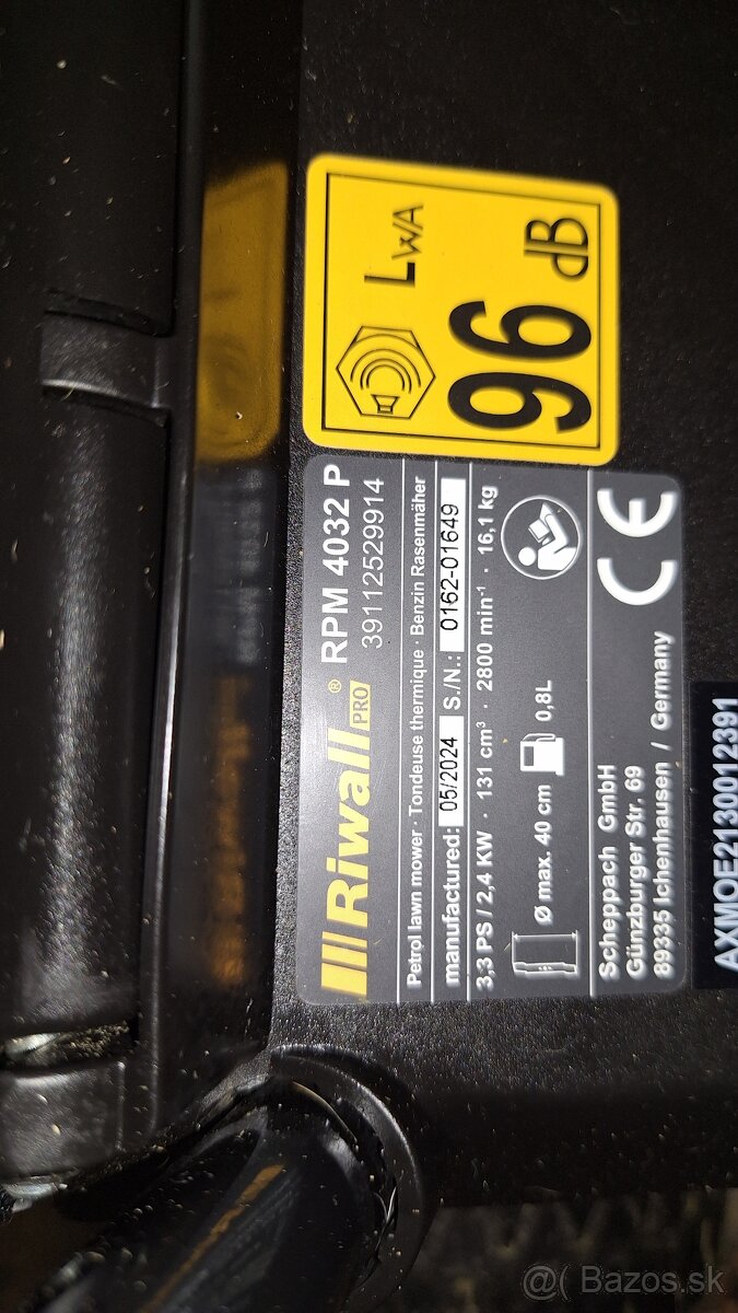 Benzínová kosačka - 7