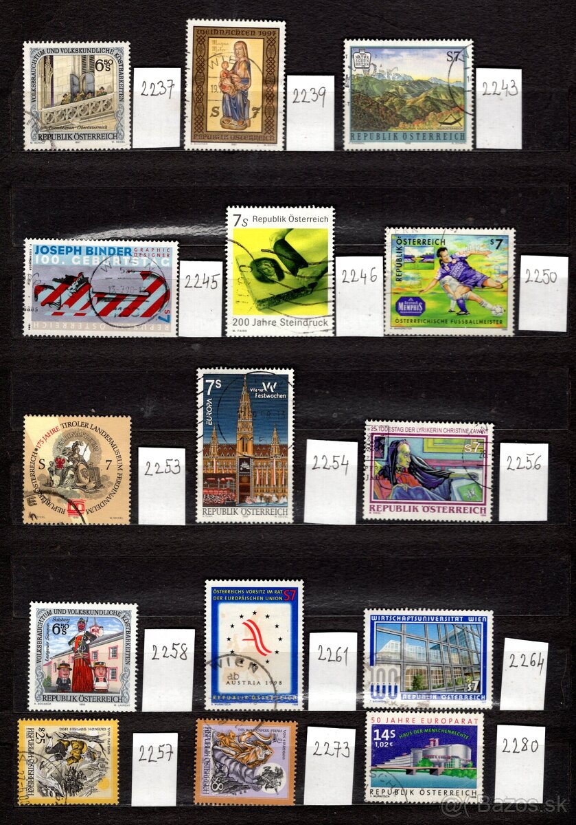 B Rakúsko (à 0,10 €) - 7