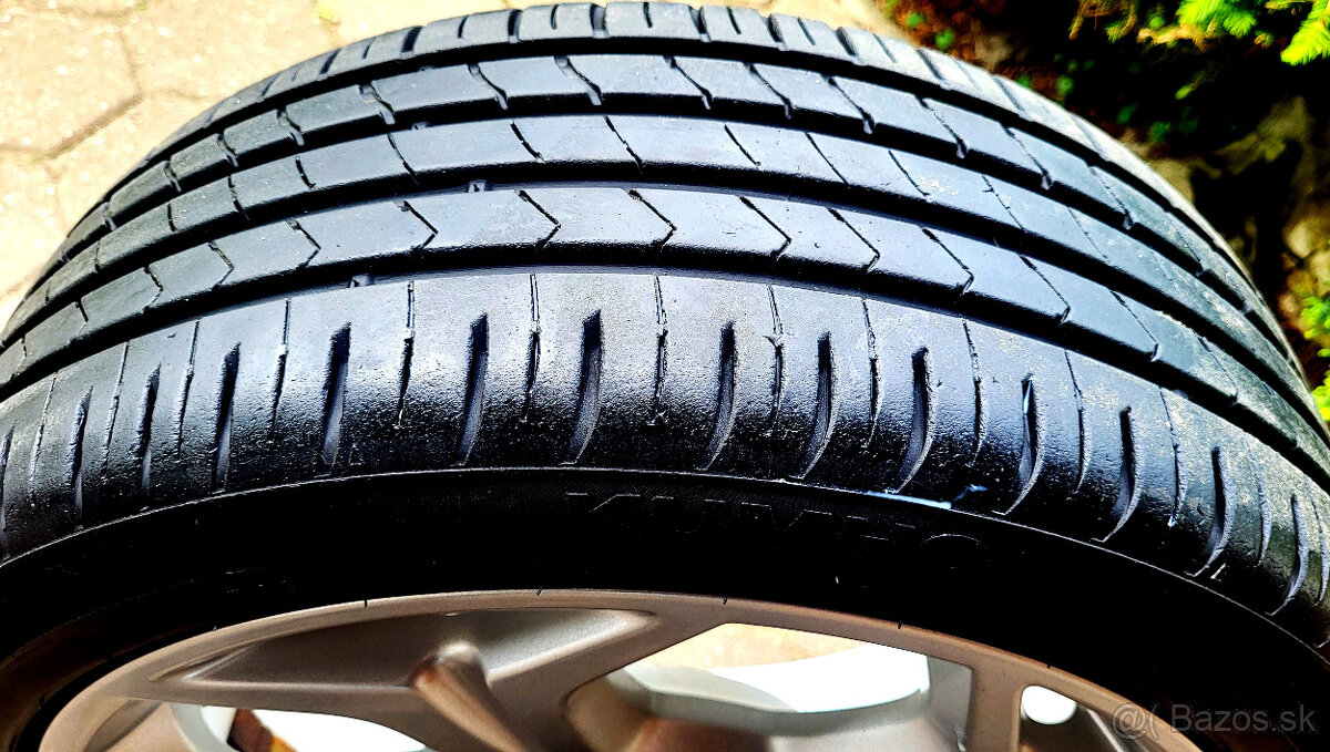 alu R17 4x108, letné pneu 205/45, orig. Ford Fiesta ST - 7