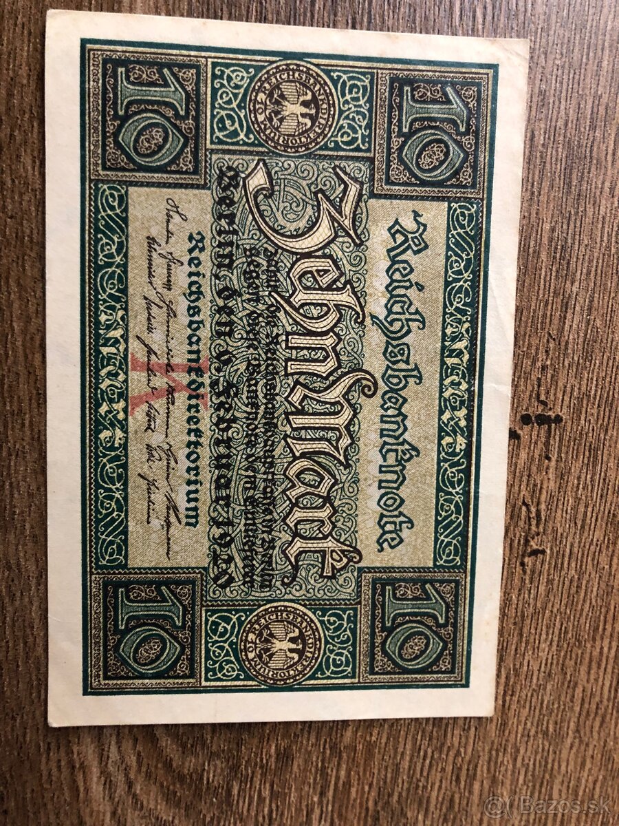 Bankovky DEUTSCHLAND 2 - 7