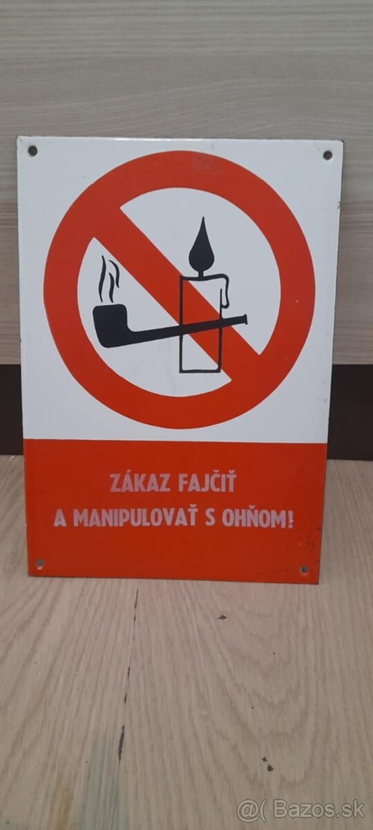 Smaltované tabule - 7