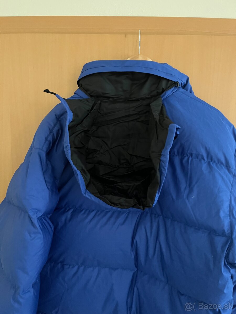 Modrá pánska páperová bunda - 7
