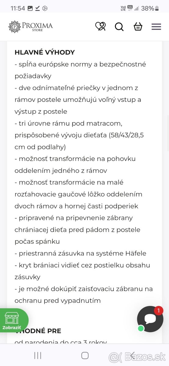 Detská celodrevená postielka - 7