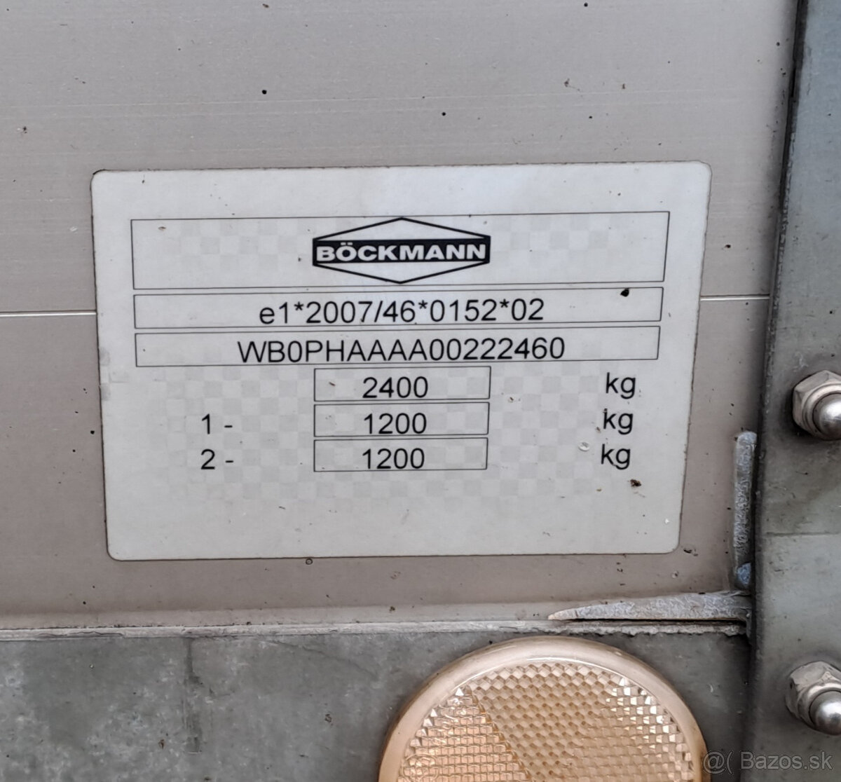 Prodám celohliníkový přívěs - přepravník na 2 koně Böckmann - 7