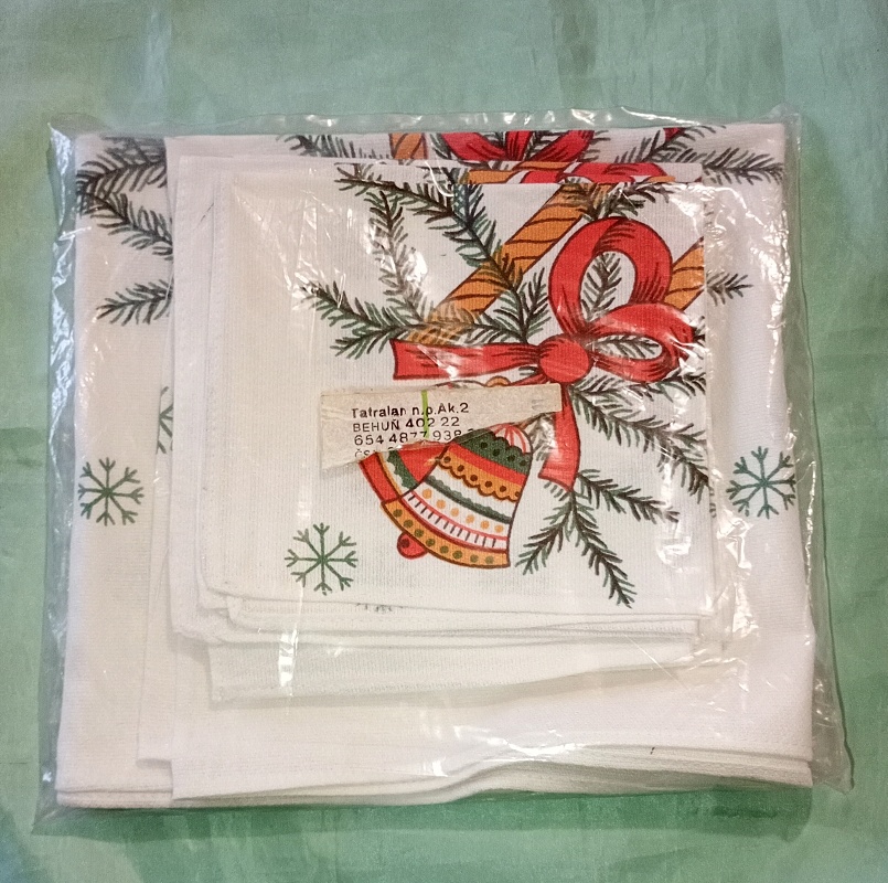 retro vianočné prestieranie - 7