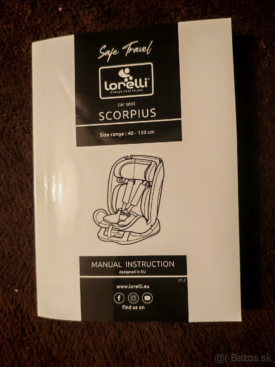 Autosedačka Lorelli Scorpius - 7