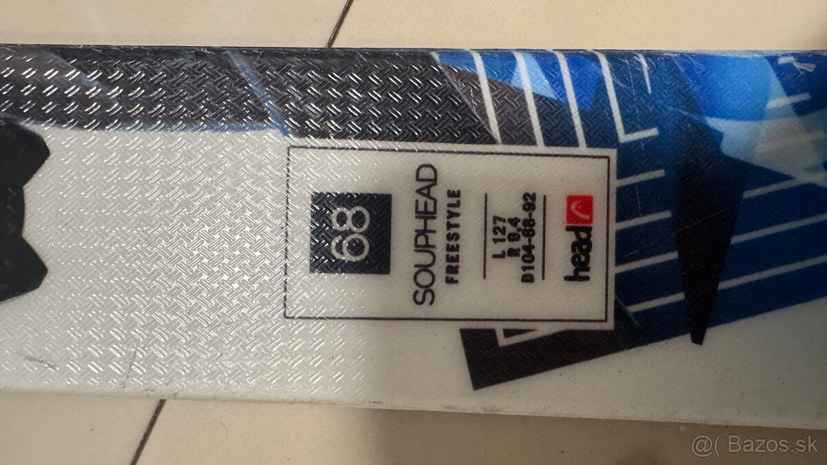 Detské freestyle lyže 127cm komplet set - 7