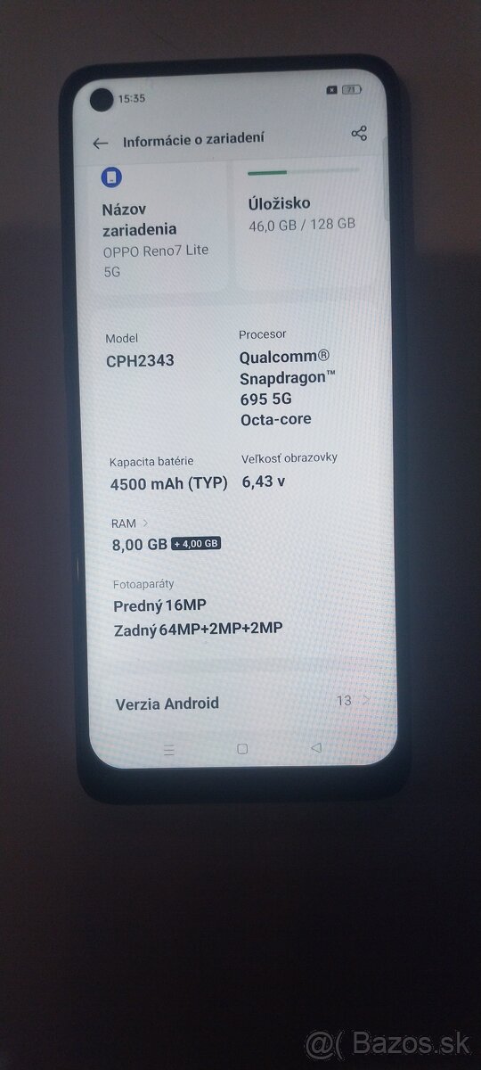 OPPO Reno 7lite 5G - 7