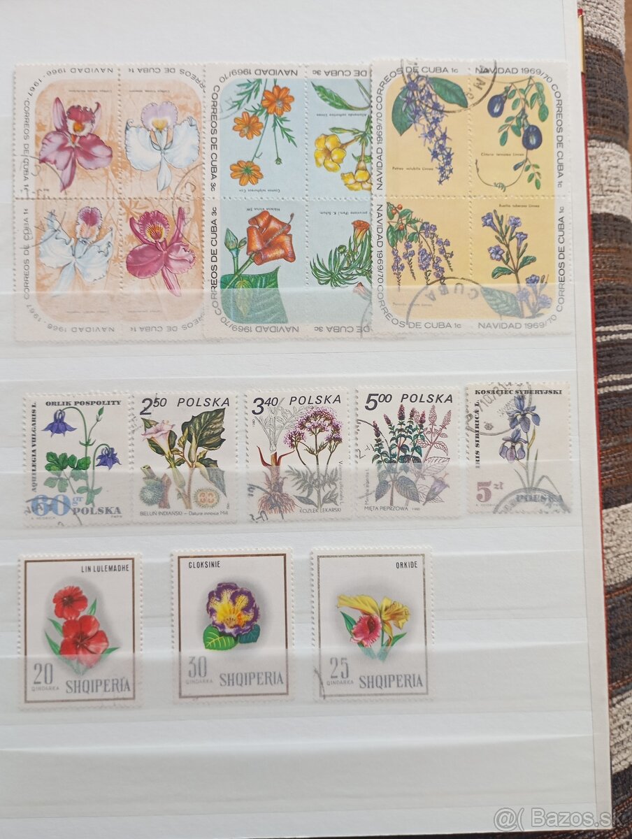 Album známok fauna a flóra. - 7