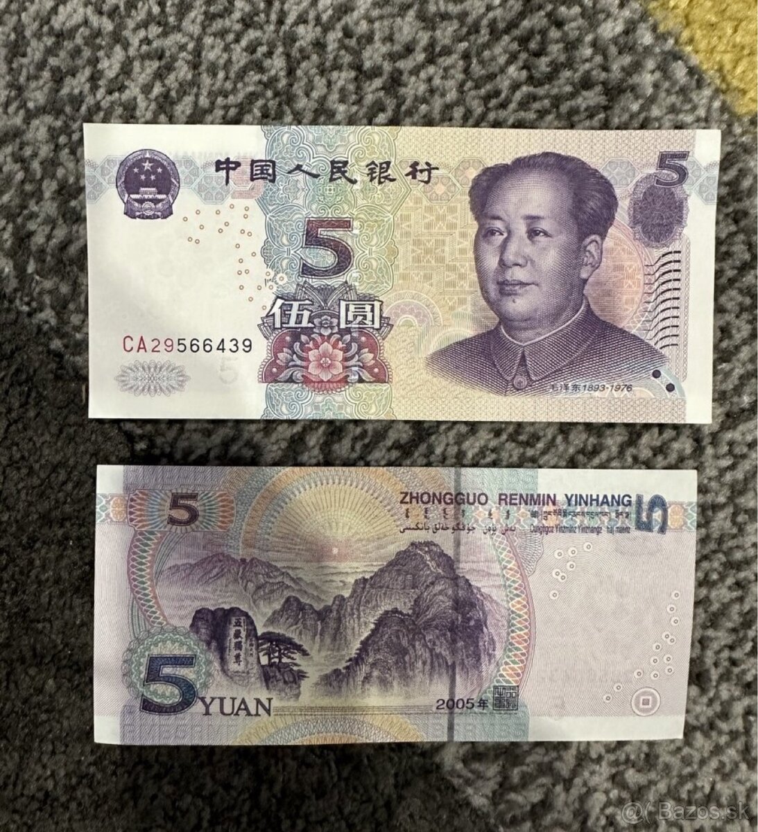 Čínske bankovky - 7