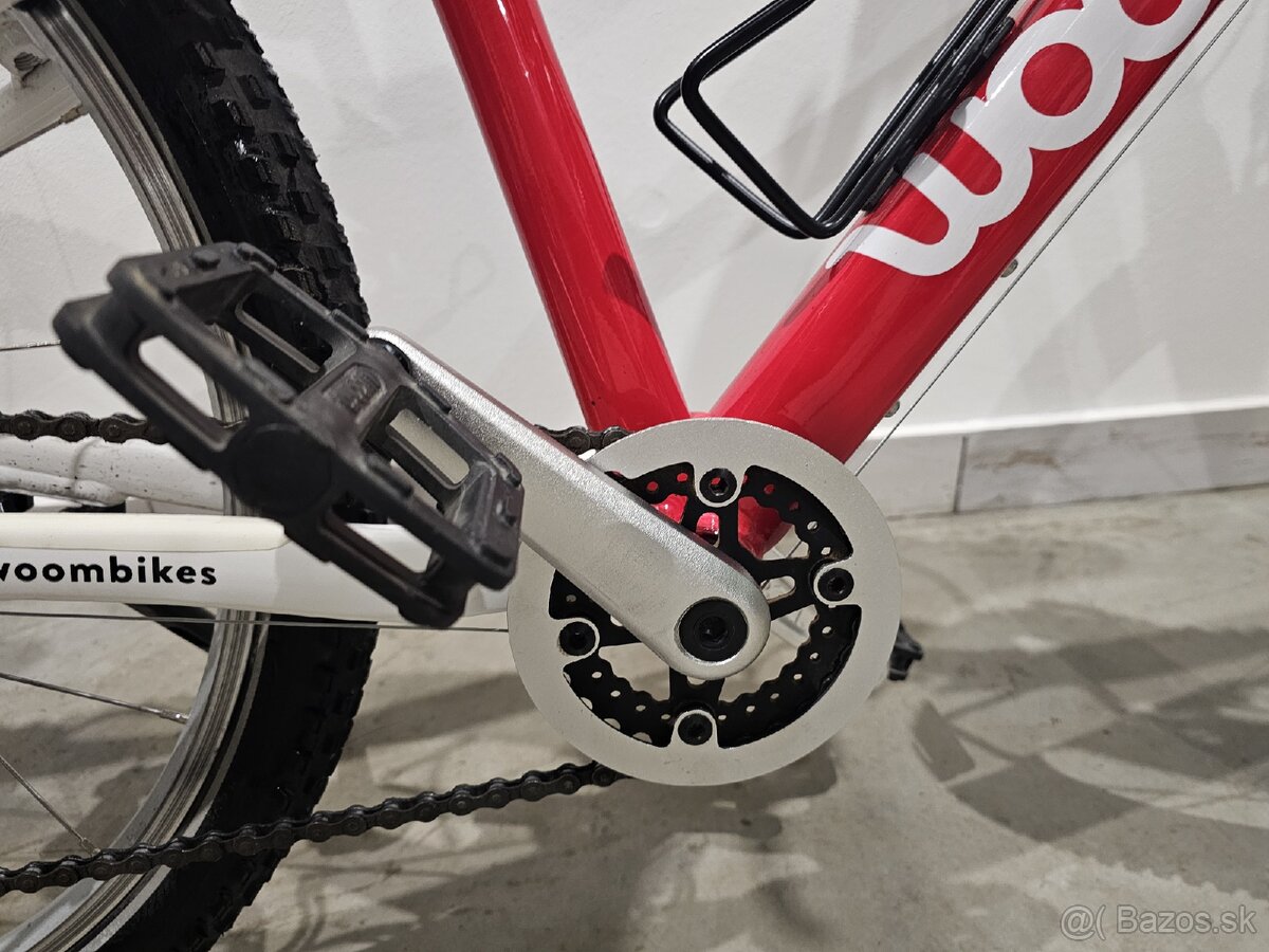 Woom 5 červenej farby - detský bicykel - 7